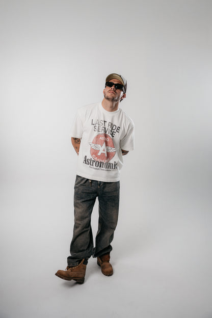 CAMISETA GASOLINE - BLANCO HUESO