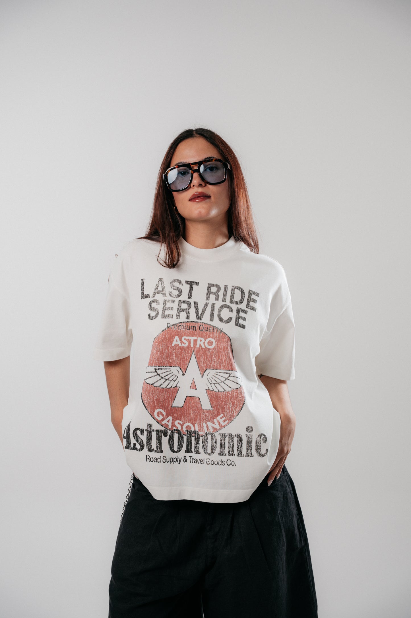 CAMISETA GASOLINE - BLANCO HUESO