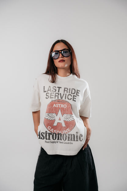 CAMISETA GASOLINE - BLANCO HUESO