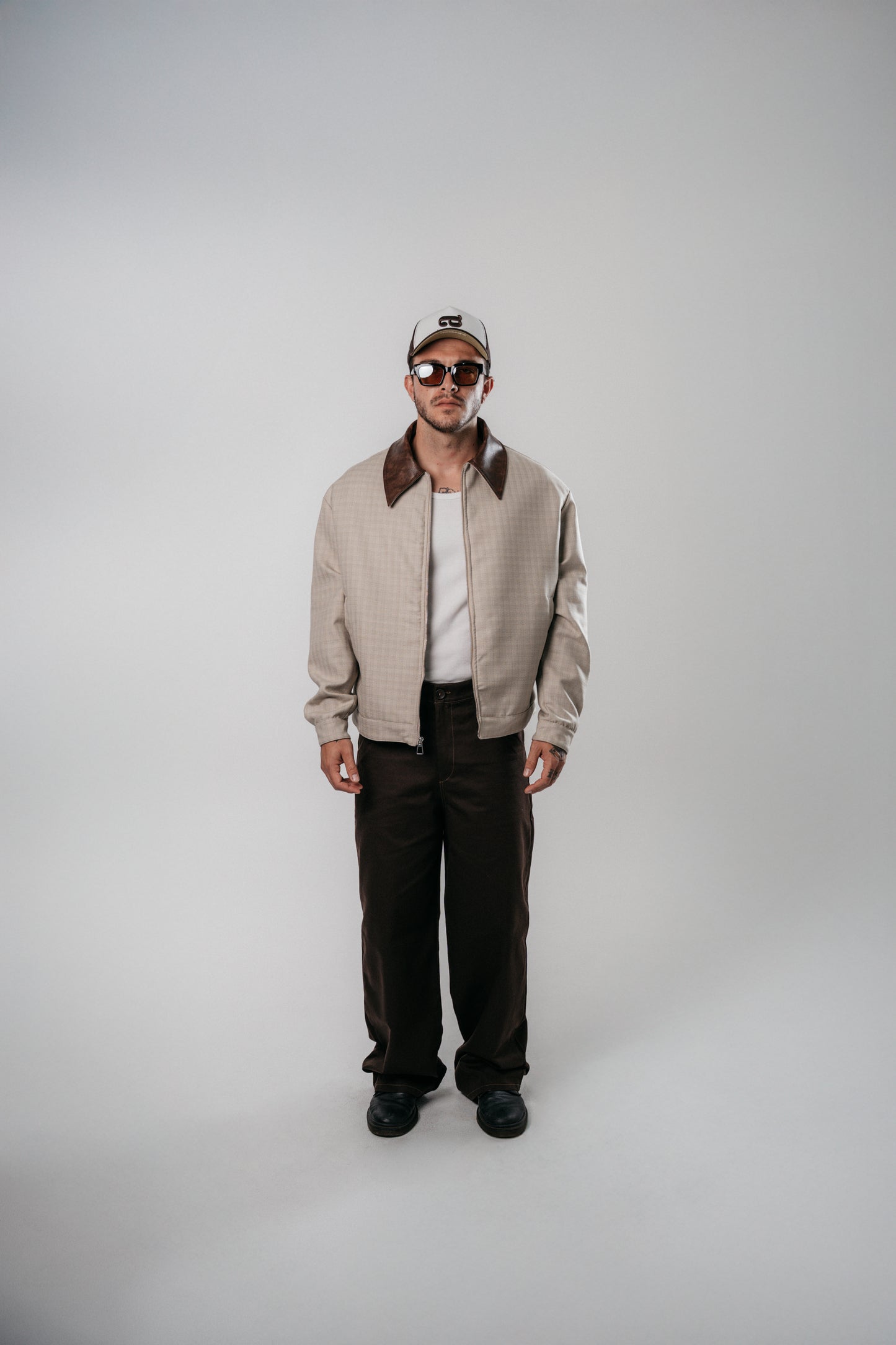 CHAQUETA DE PAÑO WILD RIDE - BEIGE