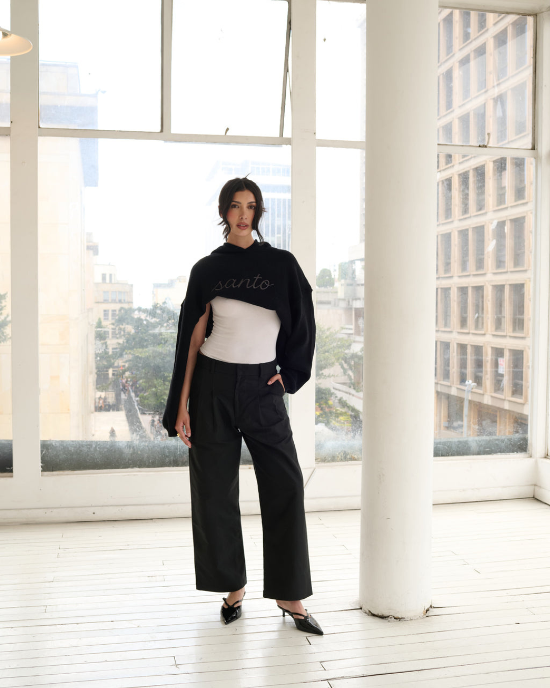 BLACK VIENA PANT