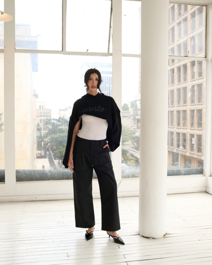 BLACK VIENA PANT
