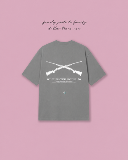 MODEL 70 OVERSIZED T-SHIRT — GREY