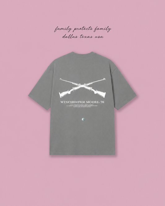 MODEL 70 OVERSIZED T-SHIRT — GREY