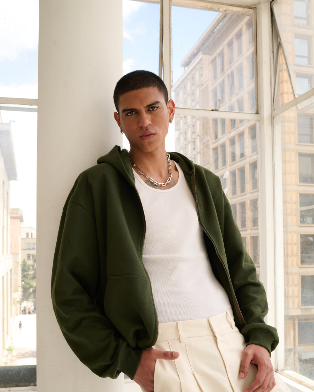 UNSEEN HOODIE GREEN