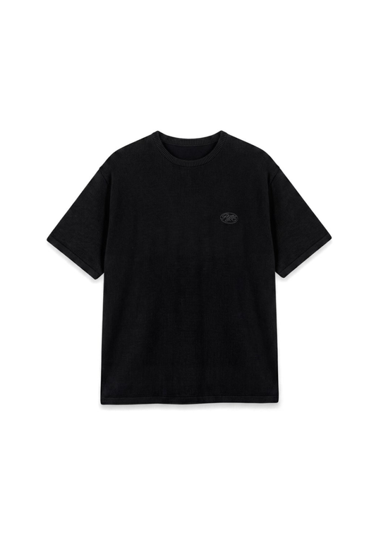 ACROSS THE LINES BLACK T-SHIRT