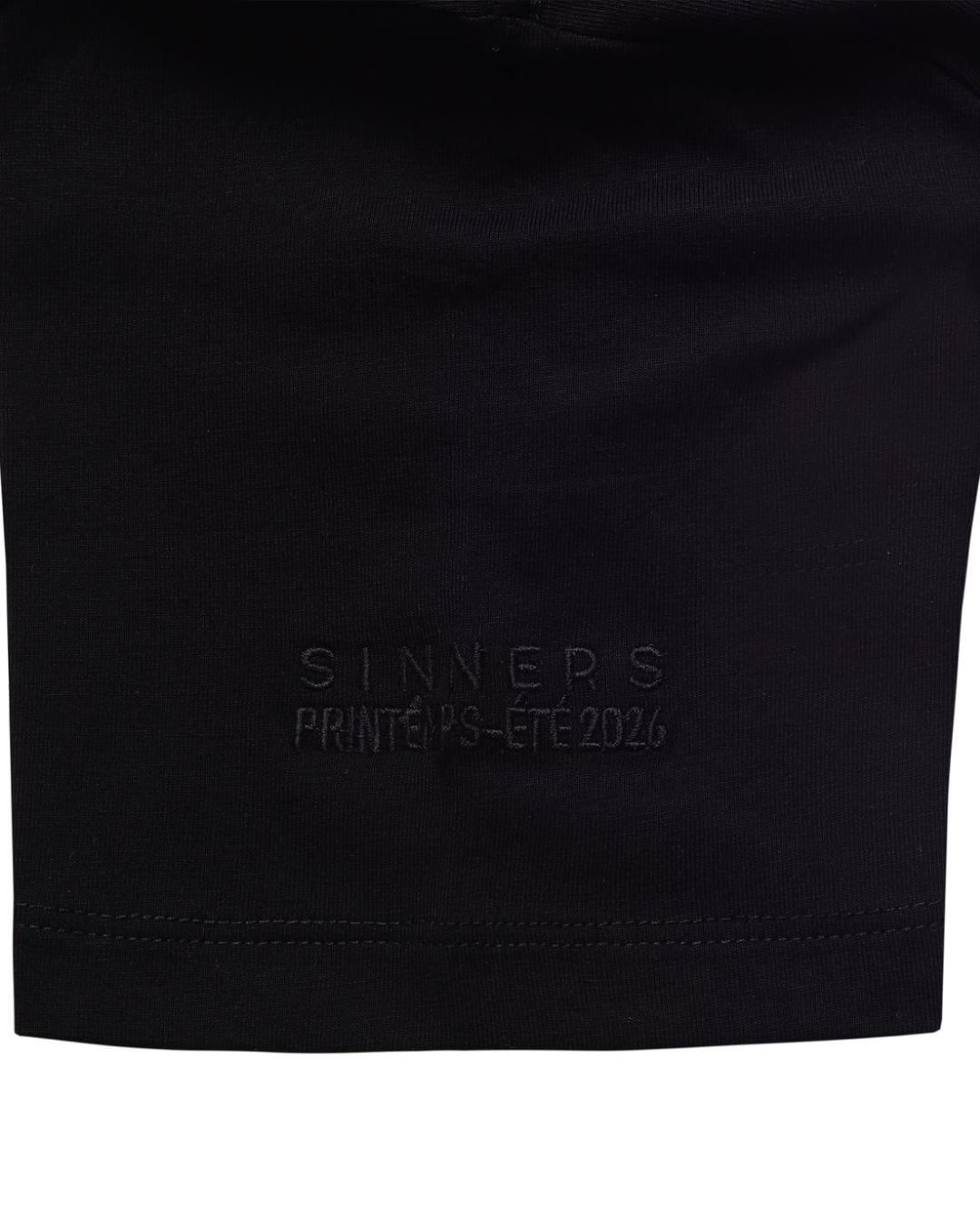 MONOGRAM SLIM BLACK T-SHIRT