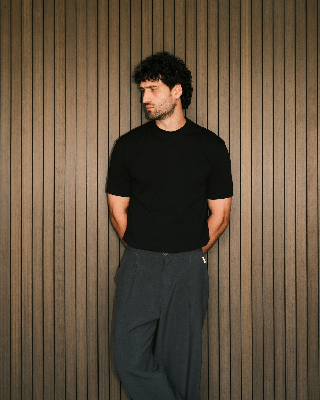 B BLACK TAPE T-SHIRT