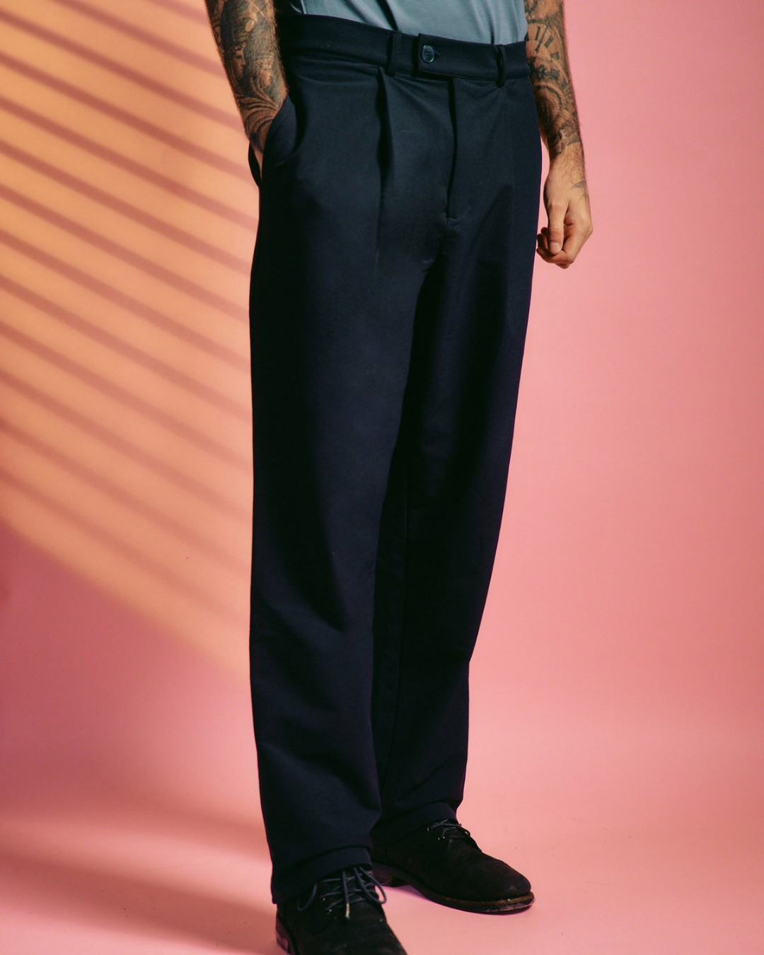 SUCCESSION TAILORED PANT — BLACK