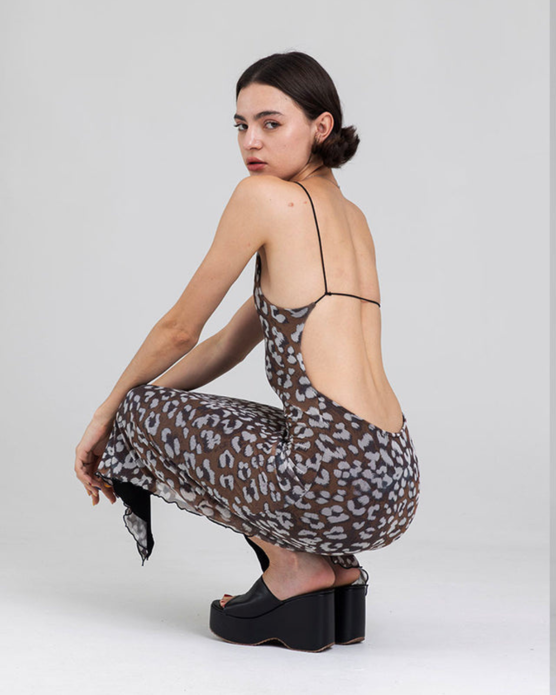 SNELL LEOPARD DRESS