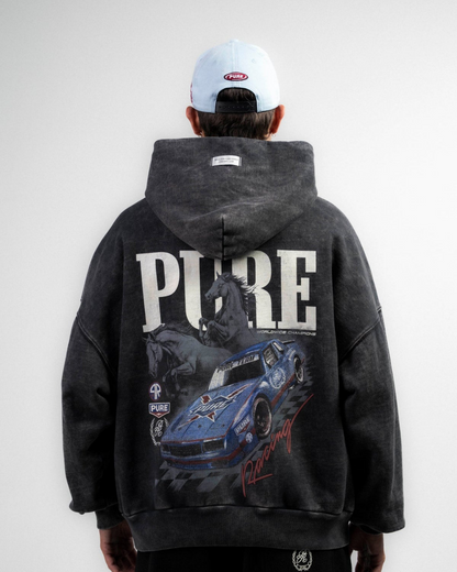 OVERDRIVE BLACK HOODIE