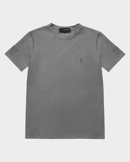 MONOGRAM SLIM GRAY T-SHIRT