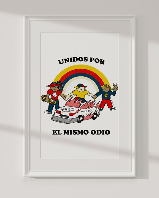 PRINT UNIDOS POR EL MISMO ODIO (PAPEL 75GR)