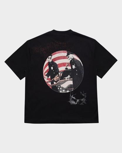 PRE-CAUCION BLACK T-SHIRT