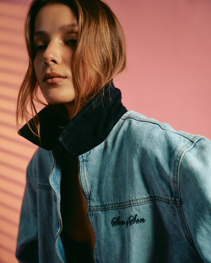 SOFS DENIM JACKET — LIGHT BLUE
