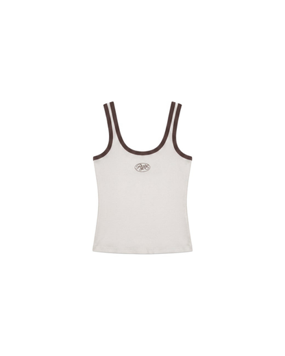 ACROSS THE LINES IVORY TANK TOP