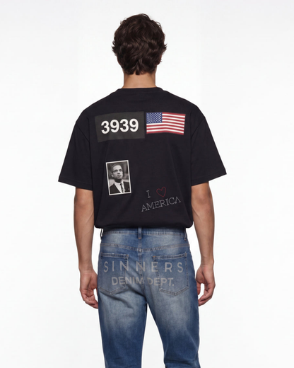 I <3 AMERICA BLACK T-SHIRT