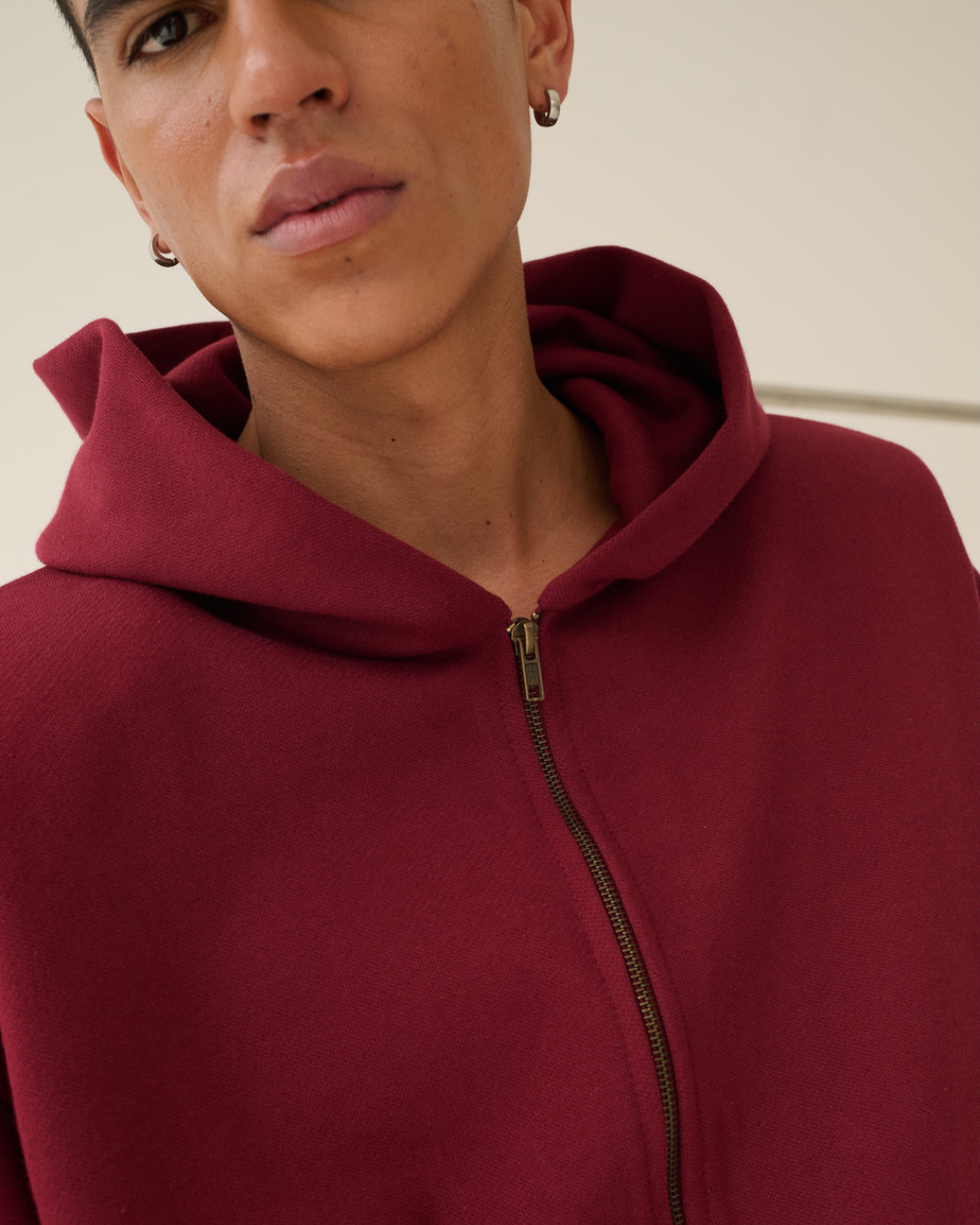 UNSEEN HOODIE BURGUNDY