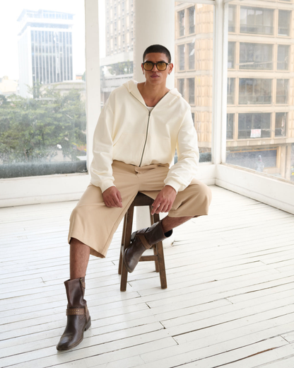 UNSEEN HOODIE IVORY