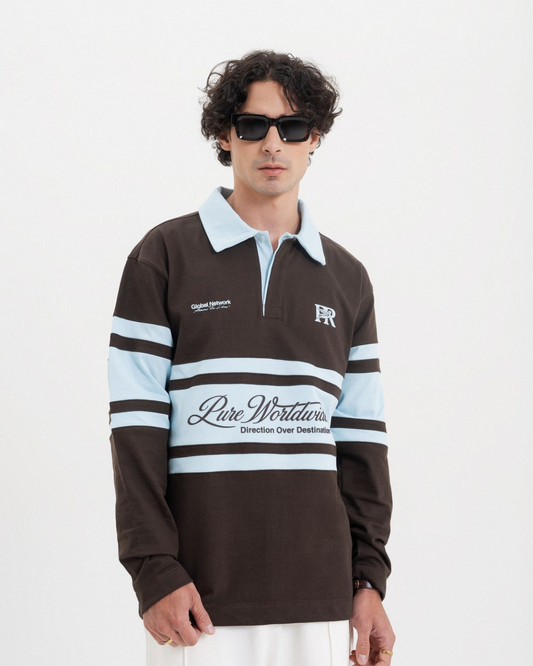 ACROSS THE LINES BROWN POLO