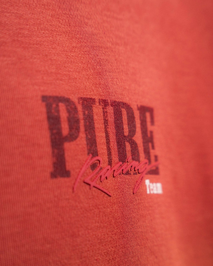 OVERDRIVE WASHED BURGUNDY T-SHIRT