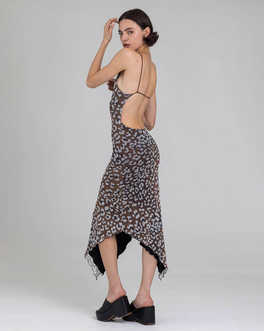 SNELL LEOPARD DRESS