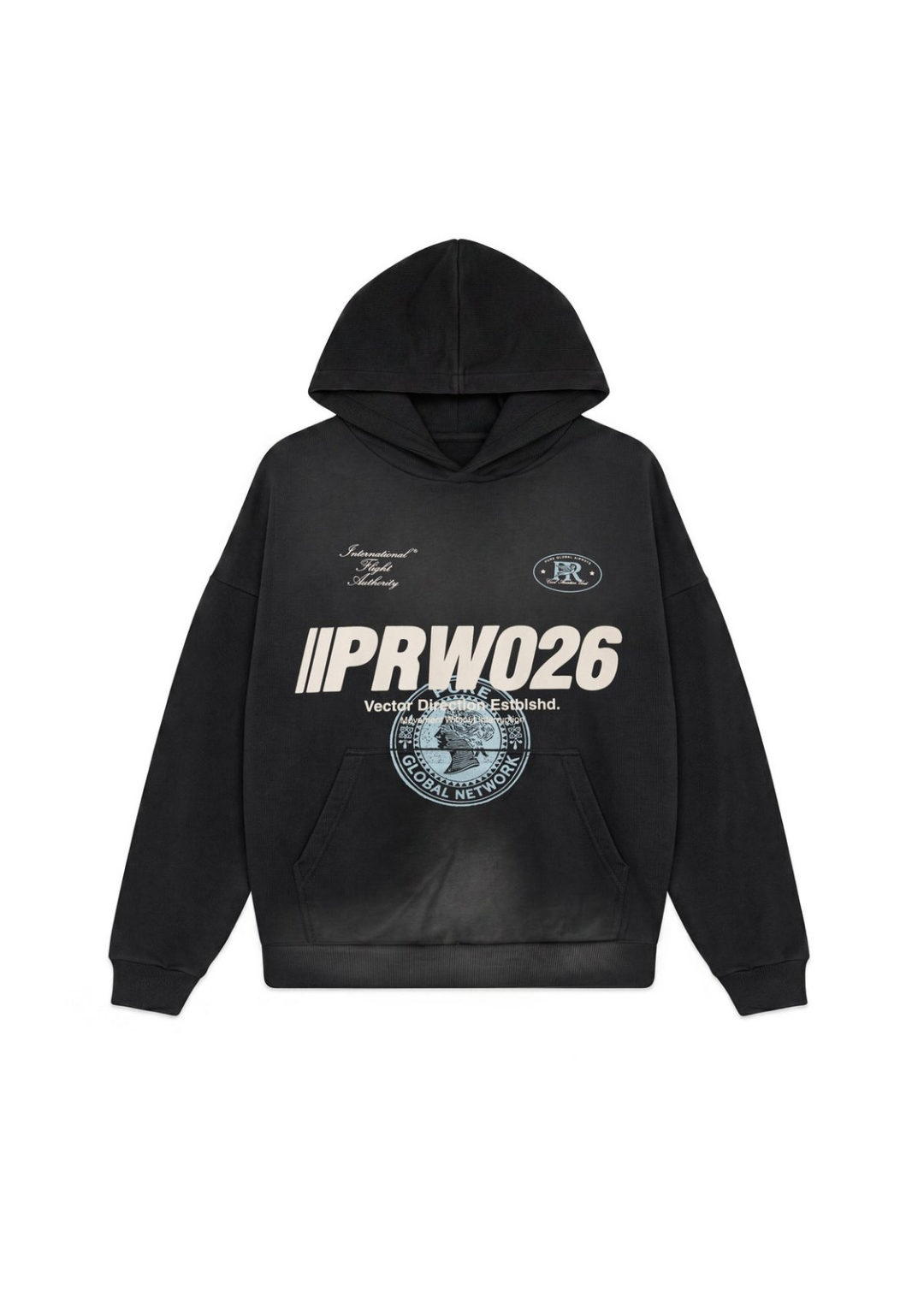 ACROSS THE LINES BLACK HOODIE