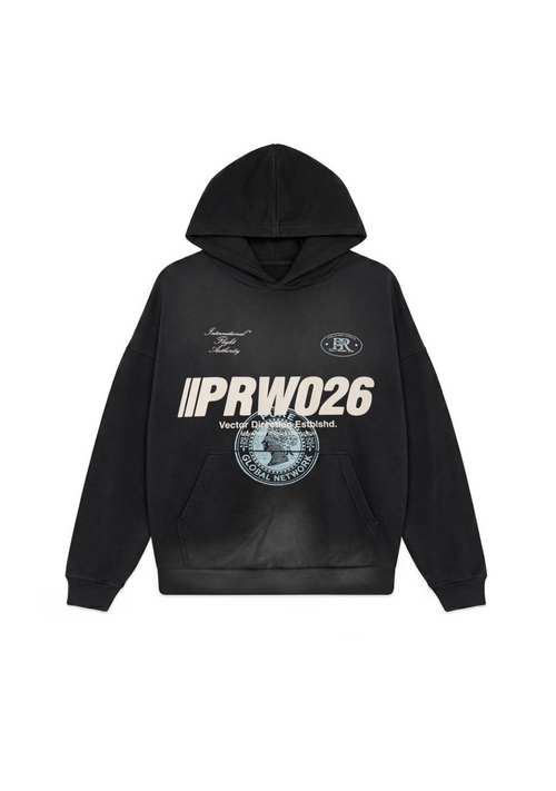ACROSS THE LINES BLACK HOODIE
