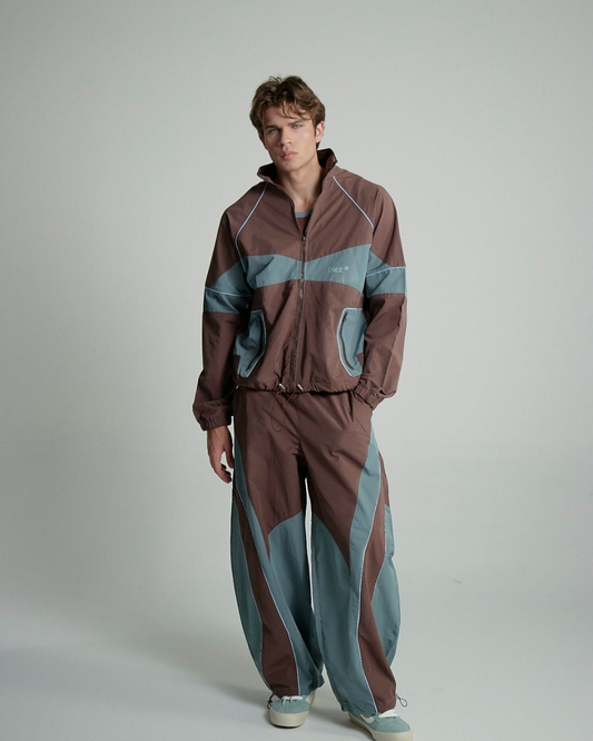 SUDADERA TRACK BLOQUES DE COLOR