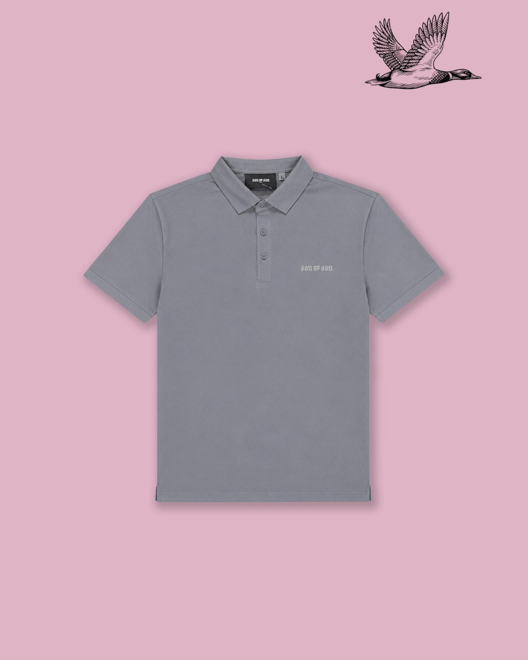 COUNTRY CLUB REGULAR POLO — GREY