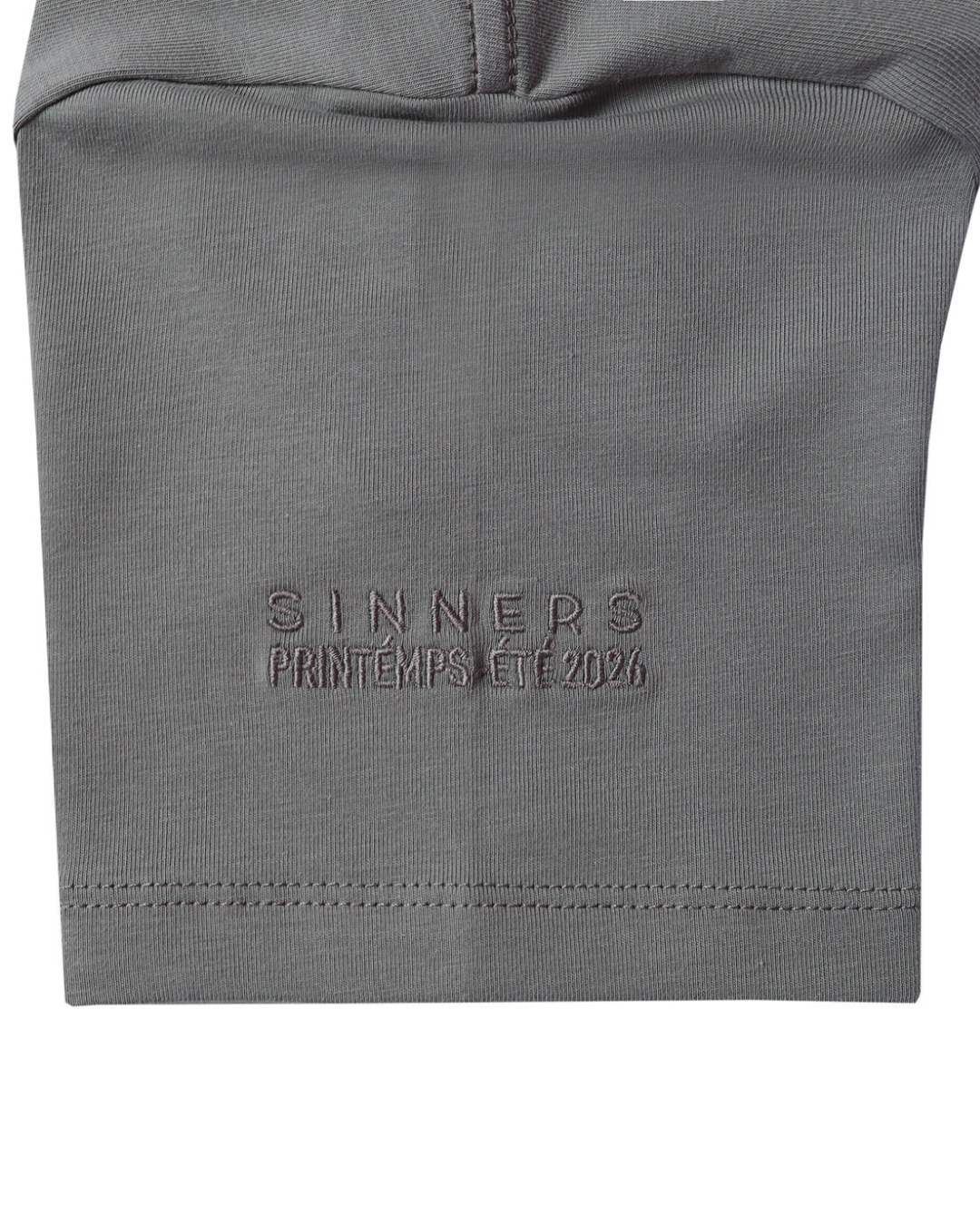 MONOGRAM SLIM GRAY T-SHIRT