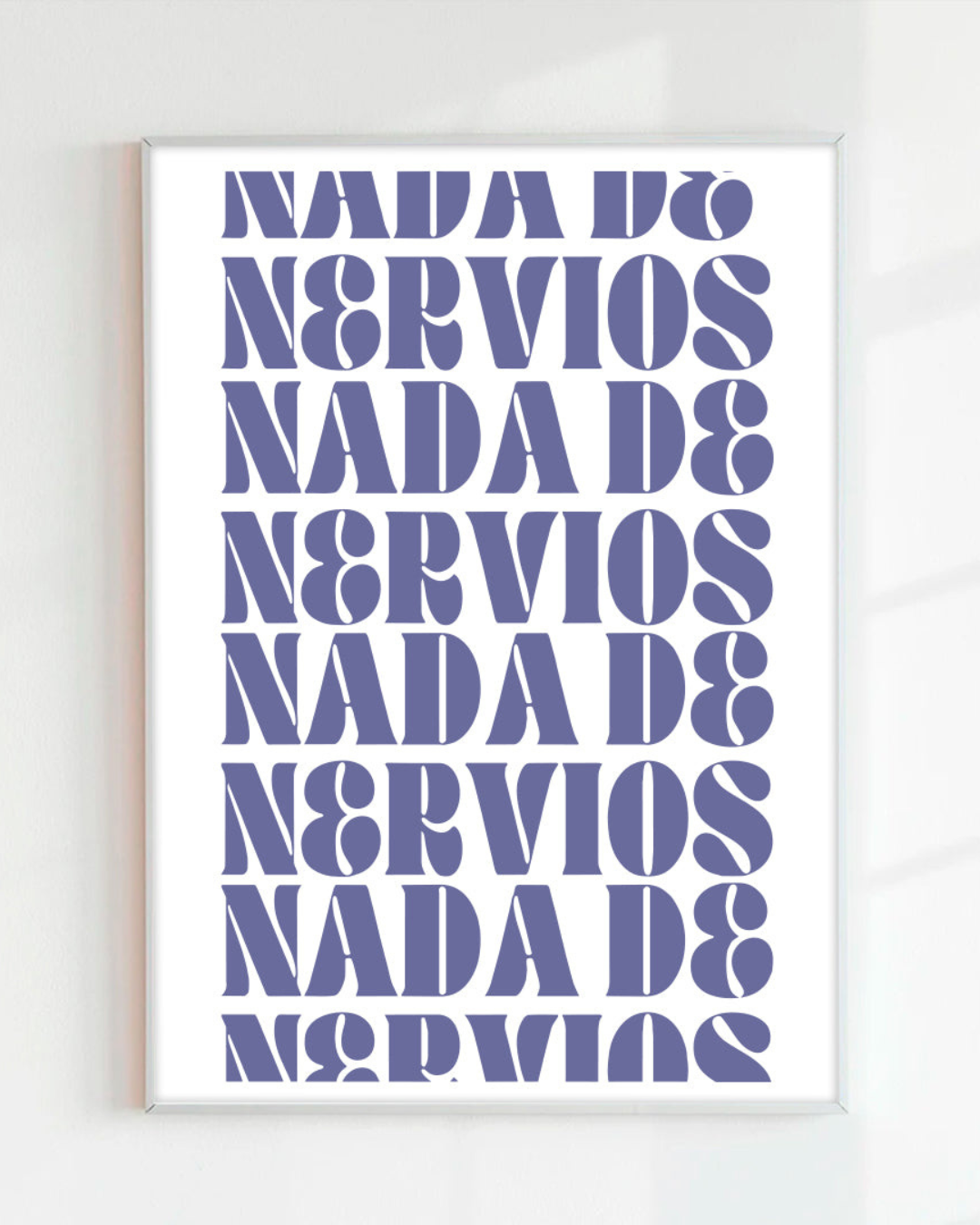 PRINT NADA DE NERVIOS LILA (PAPEL 75GR)