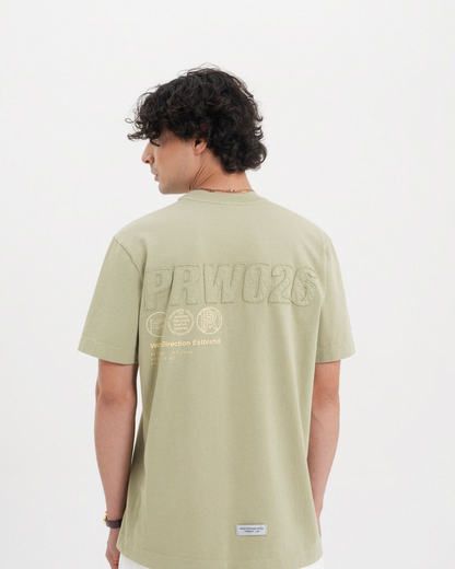 ACROSS THE LINES GREEN T-SHIRT