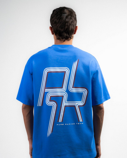 OVERDRIVE BLUE RACING LINES T-SHIRT