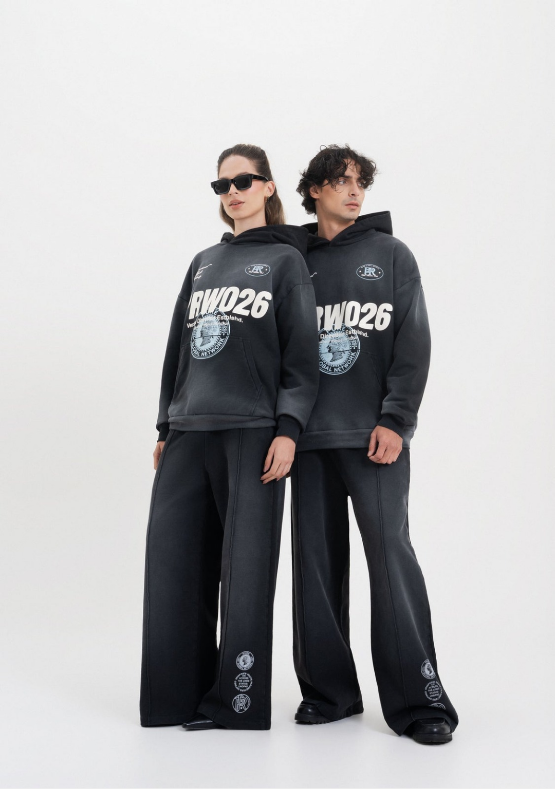 ACROSS THE LINES BLACK HOODIE