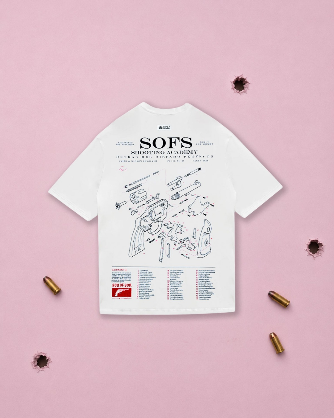 FIELD NOTES OVERSIZED T-SHIRT — WHITE