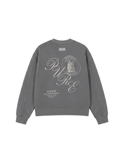 ACROSS THE LINES GRAY PULLOVER
