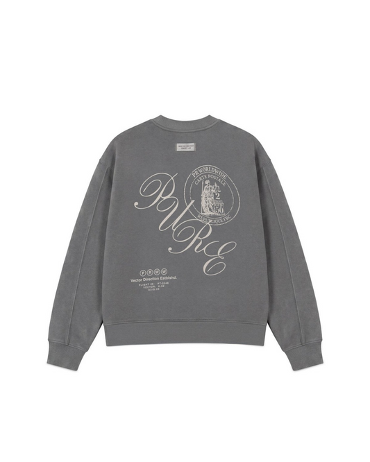 ACROSS THE LINES GRAY PULLOVER