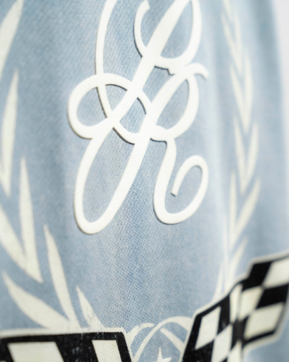 OVERDRIVE WASHED BLUE HOODIE
