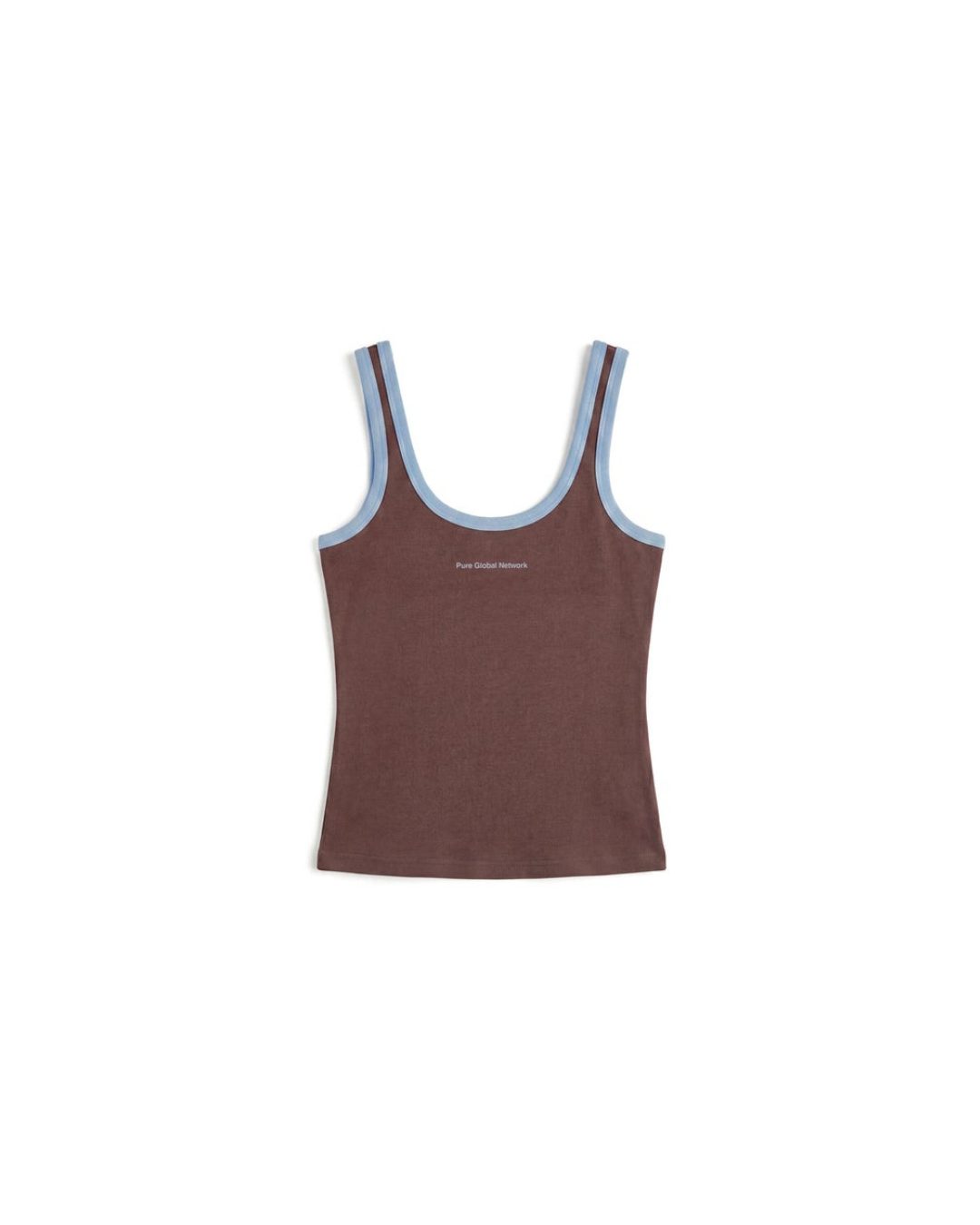 ACROSS THE LINES BROWN TANK TOP