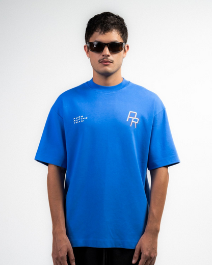 OVERDRIVE BLUE RACING LINES T-SHIRT