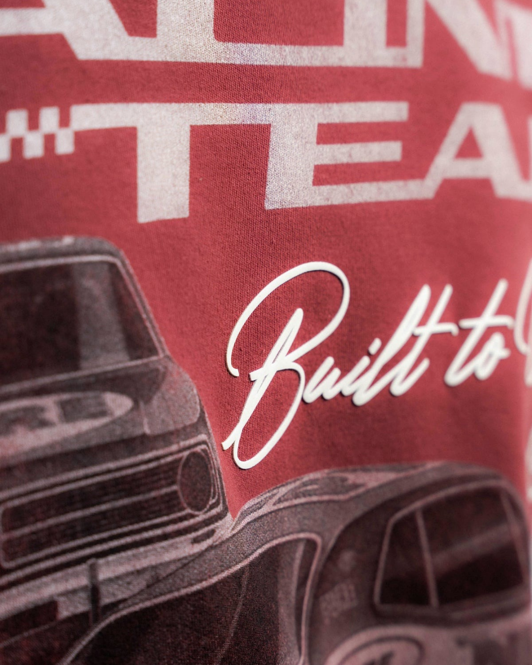 OVERDRIVE BURGUNDY T-SHIRT
