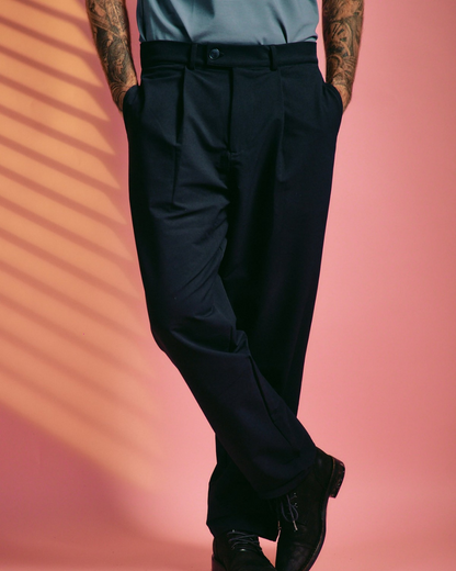 SUCCESSION TAILORED PANT — BLACK