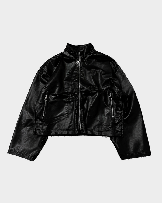 METALLIC BLACK JACKET