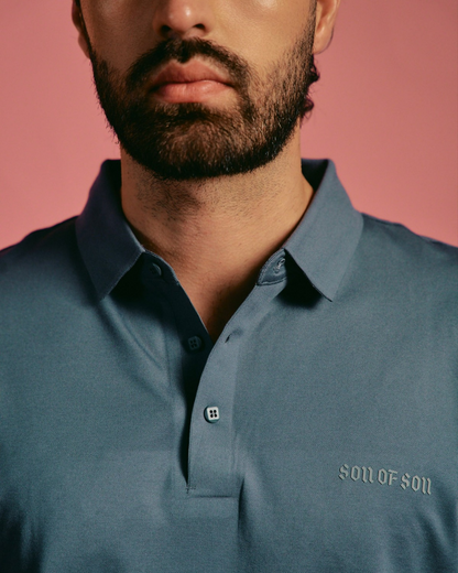 COUNTRY CLUB REGULAR POLO — GREY