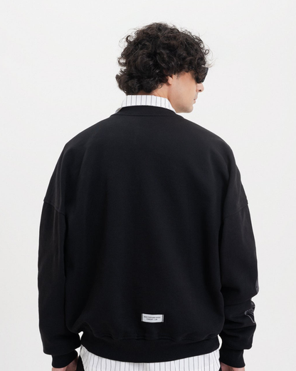 ACROSS THE LINES BLACK PULLOVER