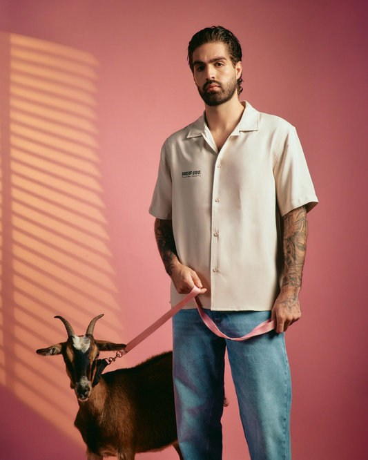 KINDRED CAMP SHIRT — BEIGE