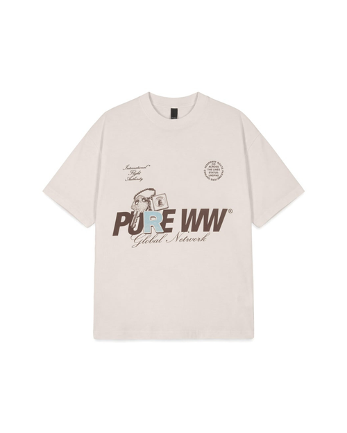 ACROSS THE LINES WHITE KEY T-SHIRT