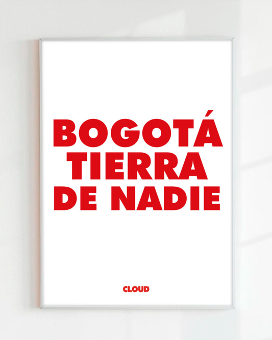 PRINT BOGOTÁ TIERRA DE NADIE (PAPEL 75GR)