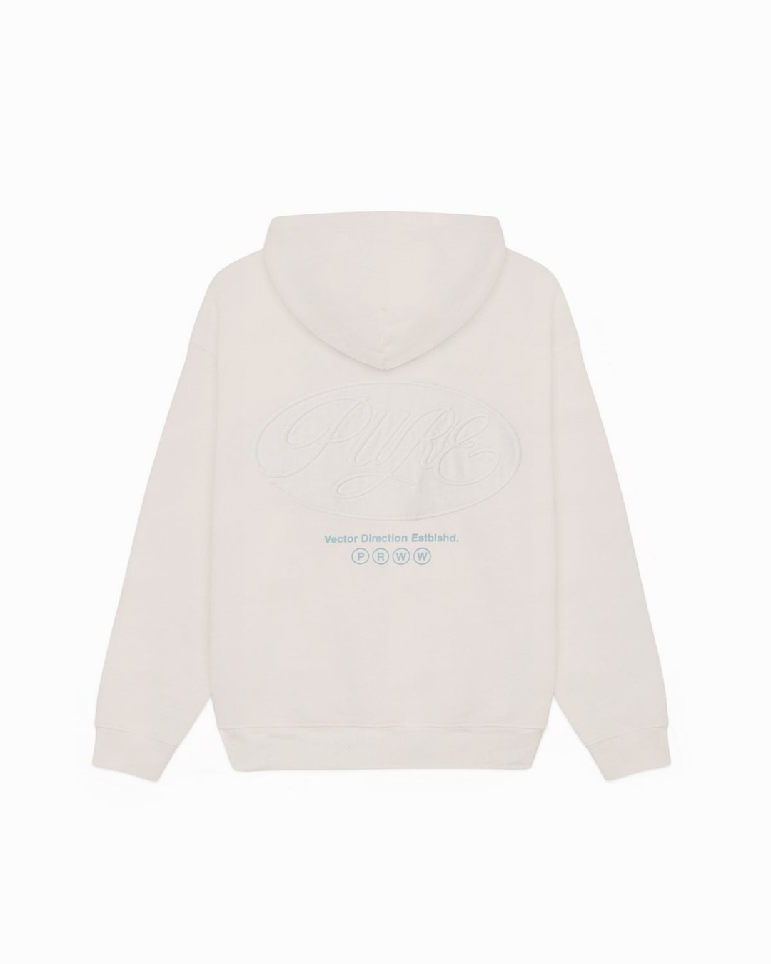 ACROSS THE LINES WHITE ZIP HOODIE